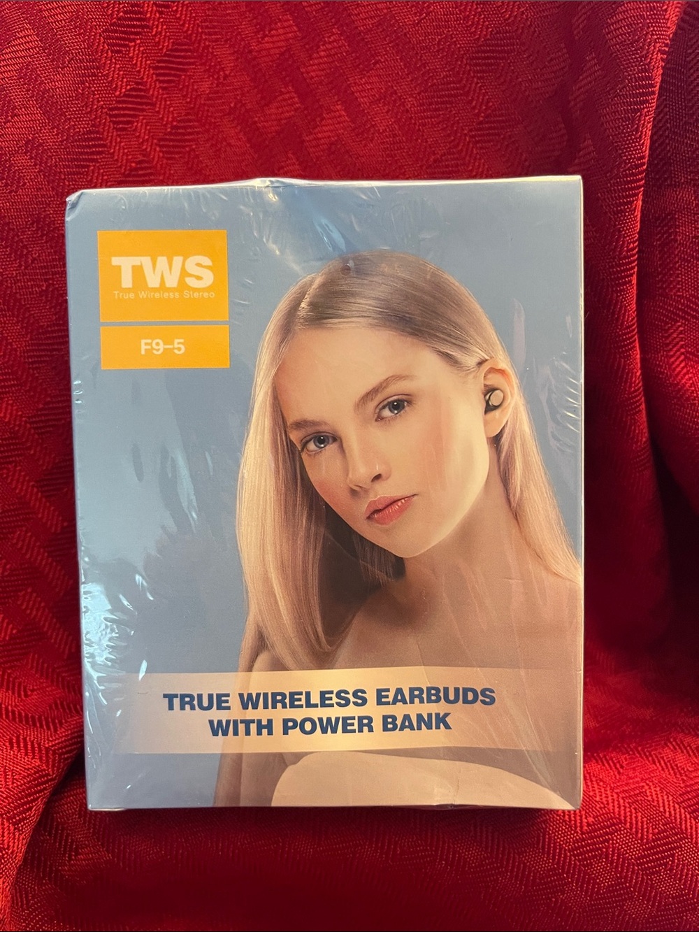 TWS F9-5 True Wireless Earbuds with Power Bank - Black